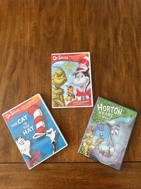 Dr. Seuss DVD Set - Red, Blue, Green Covers